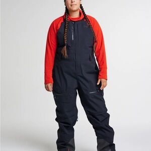 TREW Chariot Bib Primo Plus 1X Tall ski/snowboard bibs 34” inseam